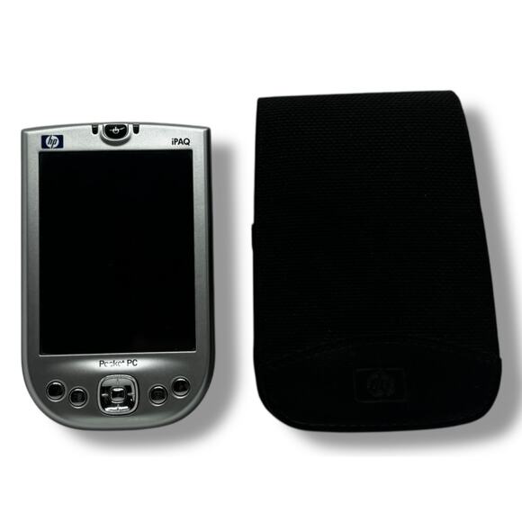 HP iPAQ Pocket PC 2003 Prem w/ Outlook 2003 Bundle Battery Stylus Case Untested - Picture 1 of 4
